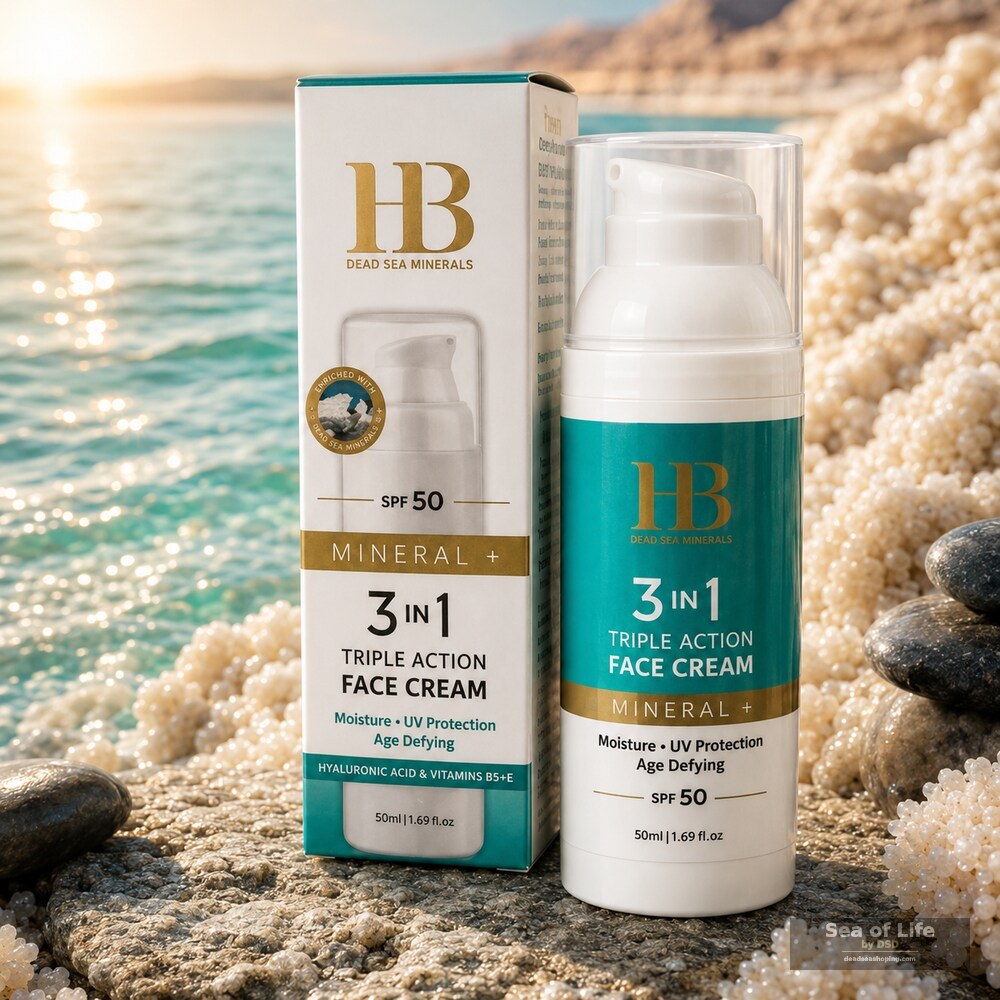 HB 3-in-1 Triple Action Face Cream SPF 50 — 50ml